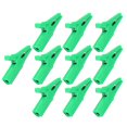 thumbnail image 2 of 10PCS Battery Safety Clamp 4mm Banana Jack Rear Brass Nickel Plated Full Protection for Ships RVs TrucksGreen, 2 of 6