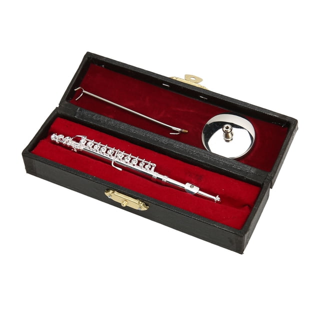 Copper Miniature Flute Model,Copper Miniature Flute Model Mini Musical Instrument Model Mini Flute Model True Excellence