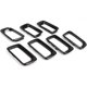 thumbnail image 1 of Car Center Grill Trim Frame Grille Trim for Jeep Bright Black, 1 of 5
