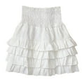thumbnail image 4 of RUTAYY Women's Skirt High Waisted Pleated Tiered Skirt A-Line Everyday Wear Comfortable Breathable Trendy Classic Mini Skirt, 4 of 4