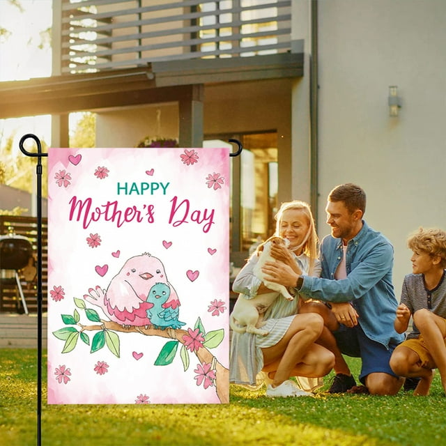 Chmadoxn Home Decor, Room Decor, Wall Decor Mother's Day Garden Flag Polyester fl ag