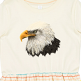 thumbnail image 4 of Inktastic Bald Eagle Girls Toddler Dress, 4 of 5