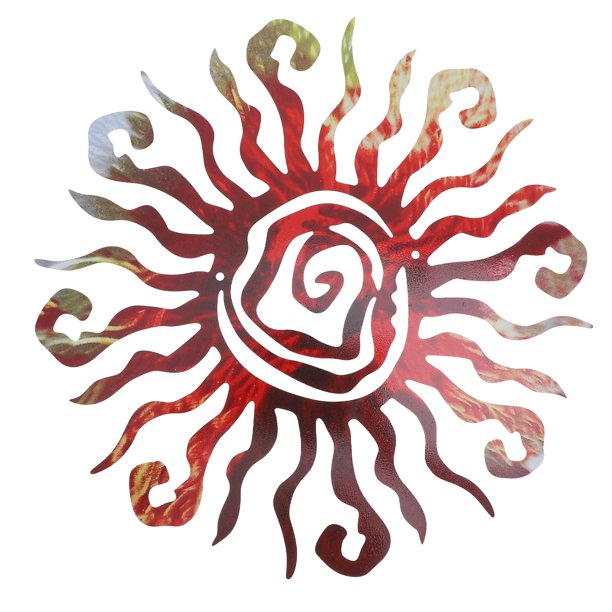 Metal Sun Faces Outdoor
