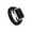 Pack I: Black Silicone / White Gold Metal, variant on ThunderFit Trinity Stone Silicone Rings for Her - Faux Gemstone Rubber Wedding Engagement Bands for Women's, Variety Multipacks 1-3