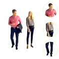 thumbnail image 6 of Kokiya 2 Pieces 1/64 People Figures Diorama Figures for Dollhouse Scenery Landscape Pink Gray, 6 of 9