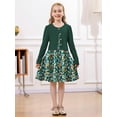 thumbnail image 2 of Aideaone Girls Casual Adjustable Strap Sleveless Dress Cardigan Set Size 5-12Y, 2 of 7