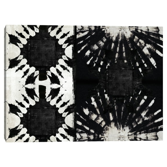 Nikki Chu Flower Tribal 7 Abstract Canvas Art Print, 30" x 40", by Nikki Chu