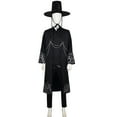thumbnail image 4 of ZTACE POP Singer Stars Costume - Saija Boys Grim Reaper Black Outfit, Boys Cosplay Suits, Outfits for Halloween Cosplay Party - Black, 150, 4 of 9