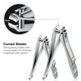 thumbnail image 4 of USTAR Nail Clipper Set Sharp Nail Clippers Fingernail Clippers Toenail Clippers Nail Care Cutter Stainless Steel Sturdy Nail Trimmer for Men and Women, 4 of 7