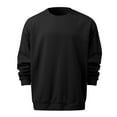 thumbnail image 3 of Men Summer Tops Men Athletic Tops Mens V Neck Casual Shirts Shirts Fitted Casual Slipper Super Top Long Sleeve Shirt Pack Mens Loose Fit Workout Striped Long Sleeve Shirt Tall Extra Tall Black M, 3 of 4