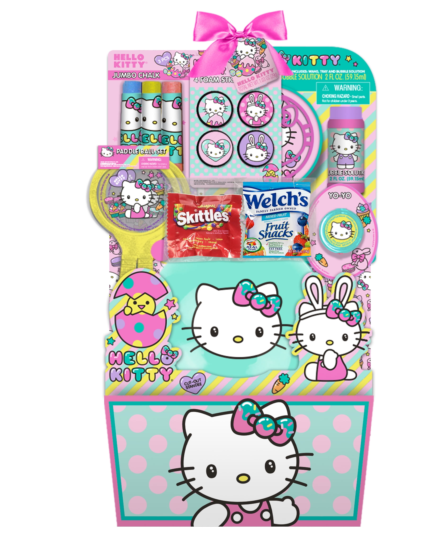 Deluxe Hello Kitty Activity & Sport Easter Basket, 7 Piece Walmart