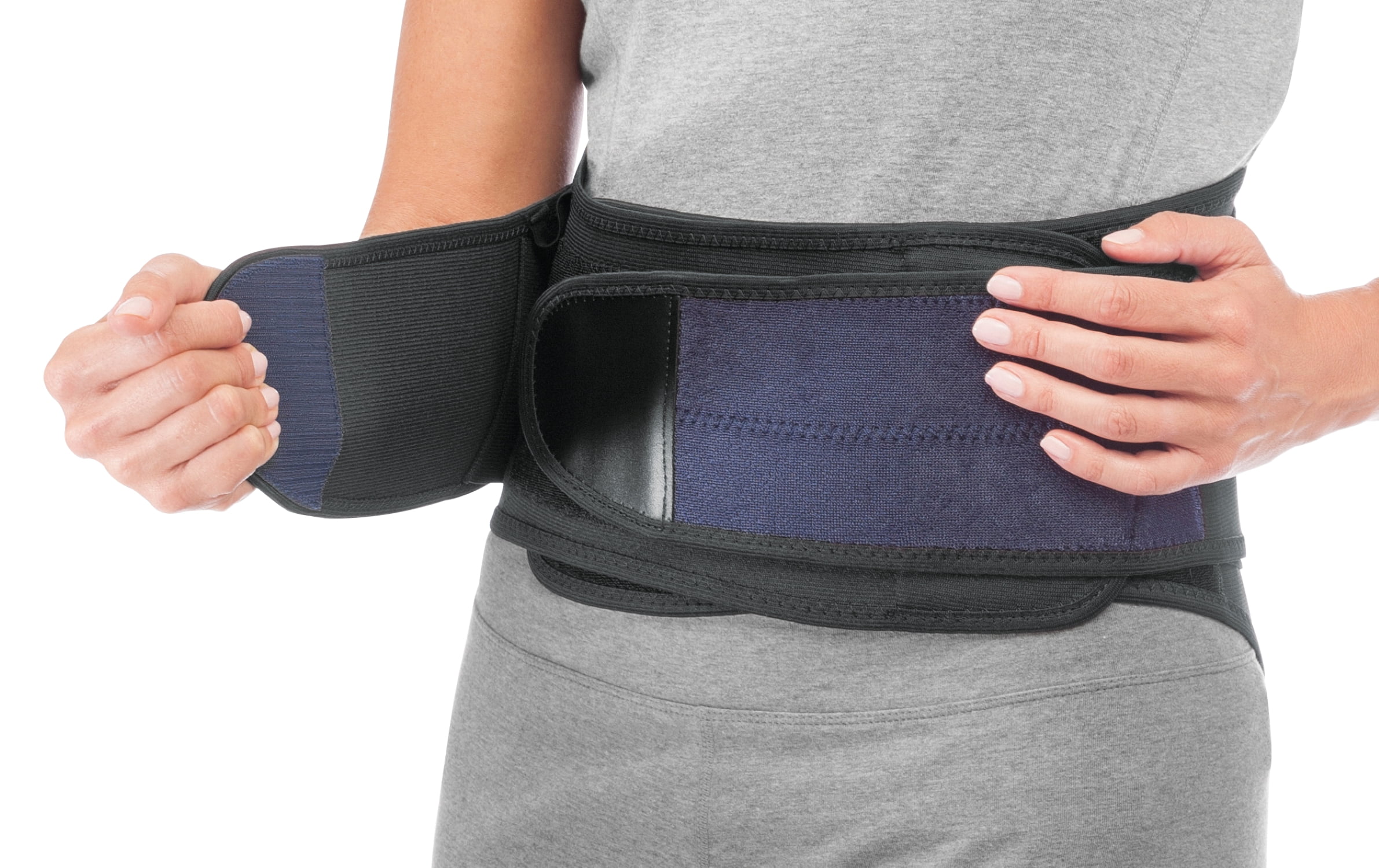 Mueller® Lumbar Back Brace, One Size Fits Most, Adjustable Lower Back Support