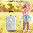 thumbnail image 3 of POINTERTECK Baby Suitcase Toy Cute Plastic Rolling Suitcase Mini Luggage Box Luggage Toy, 3 of 7