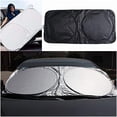 thumbnail image 1 of Folding Jumbo Car Window Sunshade Auto Visor Windshield Block Cover UV Rays Sun Protector Sunshade Universal Car Sun Shade for Side and Rear Window Baby Safty, 1 of 4