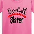 thumbnail image 4 of Inktastic Baseball Sister Youth T-Shirt, 4 of 5