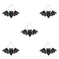 thumbnail image 2 of Shengyu Durable Halloween Bat Decor Hanging - Easy To Install Widely Used Stained Glass Suncatcher Practical B 5Set, 2 of 6
