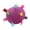 Purple, variant on Leodye 1PCS Pet Plush Ringing Ball Colorful Pet Play Bite Proof Interactive Toy Ball fors s Indoor Boredom Relief -6.3x6.3x6.3in