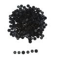 thumbnail image 1 of 100 Sets Black Resin Snap Buttons Studs Size T5, 1 of 8