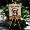 thumbnail image 4 of Merry Christmas Santa Border Collie Scarf Twinkling Lights Xmas Holiday Vertical Matte Canvas Poster Borders Dog Lovers Gifts Idea Wall Art Home Decor - 00022, 4 of 5