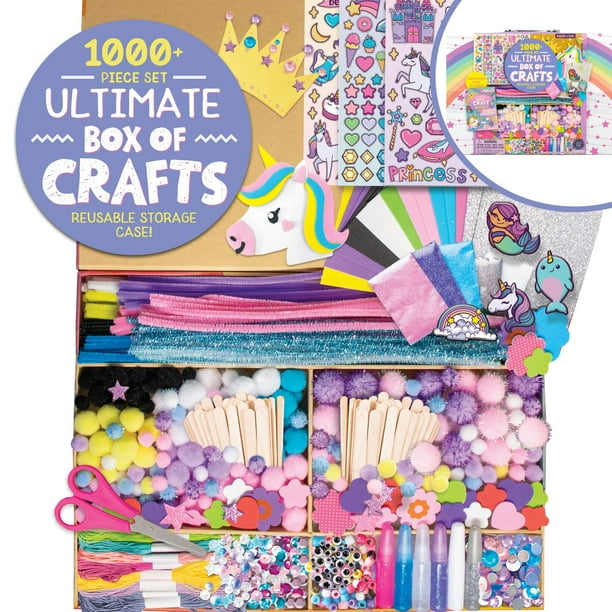 Caja de manualidades hecha por mí Ultimate Unicorn con 1000 piezas para niños