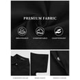 thumbnail image 6 of RICHCOIN Men's Linen Shirts Short Sleeve Casual Shirts Button Down Shirt for Men Summer Beach Shirt, 6 of 7