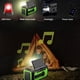 thumbnail image 2 of Radio Meteorológica Solar con Manivela de 12000 MAh AM/FM/NOAA, Alarma SOS de Emergencia, Lámpara de Lectura para Acampar Al Aire Libre, Color Verde Oscuro., 2 of 5