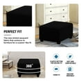 thumbnail image 4 of Koszal Stool Cover Stretching Widely Applied Breathable Square Foot Stool Stretch Covers for Slipcovers, 4 of 8