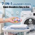 thumbnail image 4 of 7 in 1 Laundry Detergent, Laundry Detergent Capsules for All Fabrics & Colors, Deep Cleaning Detergent Pods with Fabric Softener Beads , Long-Lasting Fresh Scent,Easy Dissolve Washing Pods, 4 of 6
