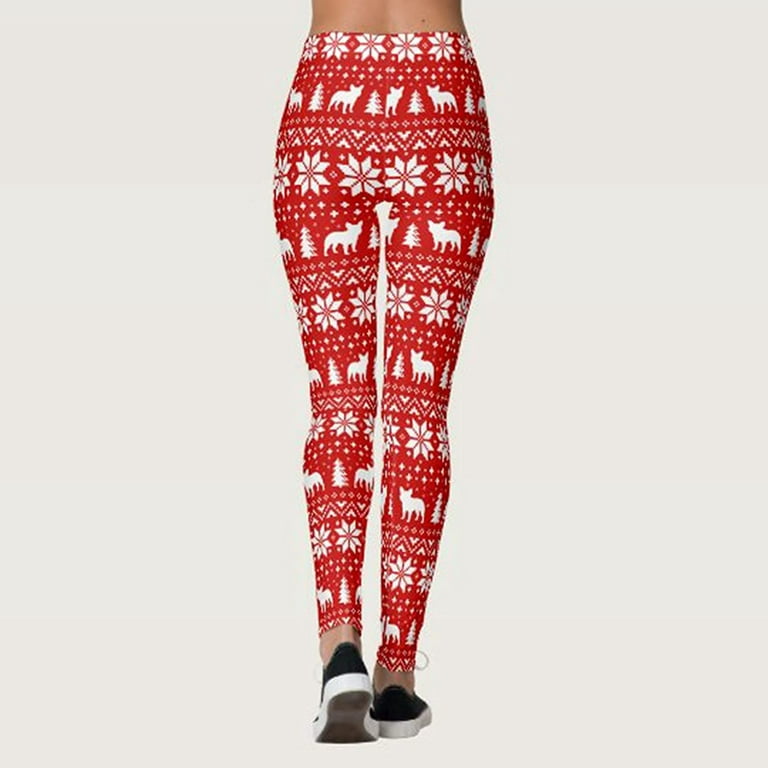 Augper Leggings Depot High Waisted Novelty Christmas Holiday Print