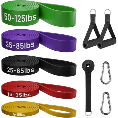 Resistance Bands for Working Out，Pull Up Assistance Bands Set, Unisex Exercise Bands for Home and Gym Workouts, Full Body Workouts, Stretching and Physical Therapy