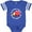 Football Blue and White, variant on Inktastic My Grammy Loves Me Valentine Truck Boys or Girls Baby Bodysuit