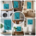 thumbnail image 5 of Ships Next Day Canvas Wall Art 10"x10", Turquoise Marble Wood Framed Canvas Print Painting, Minimalist Abstract Golden Fluid Art Ready to Hang Small Picture Wall Decor for Home Kitchen Nursery Office, 5 of 8