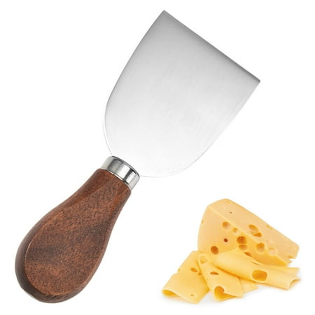 

Goxfaca Cheese Knives Cheese Board Accessories Stainless Steel Acacia Wood Knives Cheese Cutter With Wooden Handle Charcuterie Slicer Cutter Collection