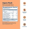 thumbnail image 2 of Uqora Flush - Urinary Tract* with D-Mannose, Vitamin C, Vitamin B6, Potassium, Magnesium & Calcium - Gluten-Free & Vegan - Pink Lemonade Flavor - 20 Packets (2 Pack), 2 of 7