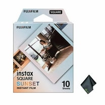 FUJIFILM INSTAX SQUARE Sunset Instant Film (10 Exposures) Microfiber Cleaning Cloth