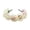 Beige, variant on 7 Inch Rose Floral Garland Flower Headband Headpiece - Rose Flower Headband Artificial Flower Hairband Floral - For Wedding Party Daily Styling & Gift