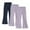 Multicolor, variant on CLOISE Yoga Leggings Flare for Boys Girls 3 Pack Full Length Tights Stretchy Workout Pants Solid Seamless High Waist Bottoms