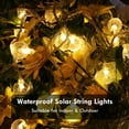 thumbnail image 2 of GooingTop Solar String Lights,30 FT 60LED Crystal Globe Outside Waterproof Solar Fairy Twinkle Lights for Garden Yard Pathway Patio Tree Landscape Decor,Yellow, 2 of 8