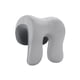 thumbnail image 2 of Cojín cervical con memoria para silla de oficina, almohada para el almuerzo desmontable, almohada de espuma viscoelástica lavable, almohada multiusos Gris claro y oscuro, 2 of 8