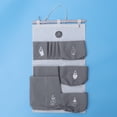 thumbnail image 2 of Simple Sac Suspendu Mural Sac de Rangement de Placard Multi-Poches sur la Porte Magazine Poches de Rangement Maison Organiser, 2 of 8