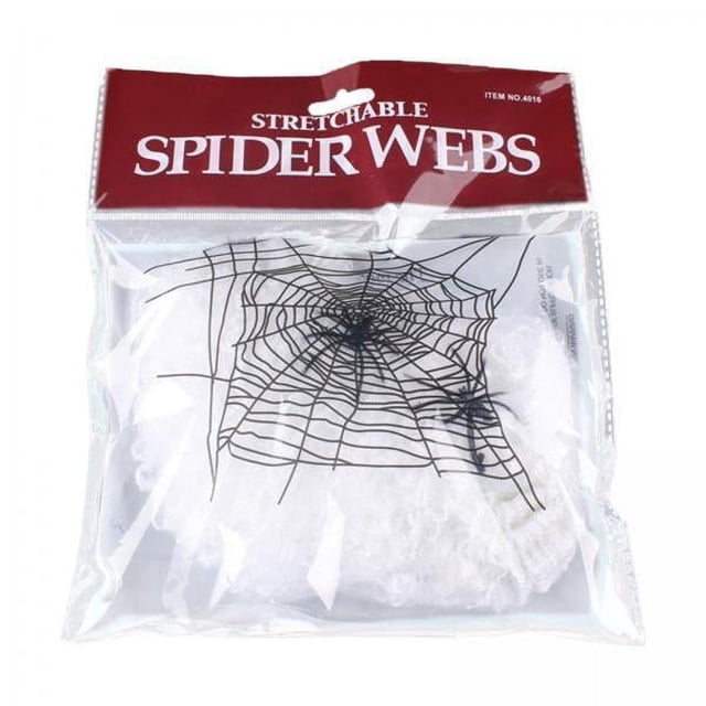 Telarañas de Halloween,Decoraciones de Telarañas de Halloween para Interiores y Exteriores,Telarañas Súper Elásticas para Decoración de Halloween,Telarañas de Halloween Estirables para
