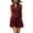 Wine, variant on Enjoytime 2 Piece Sets for Women Dressy Business Casual Summer Outfits Stand Collar Button Down Tank Tops with Shorts Matching Set