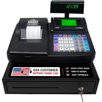 Sharp XE-A407 Business POS Machine, Thermal 99 Dept Cash Register