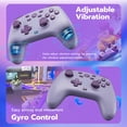 thumbnail image 4 of CHENGDAO Controller for Switch/Switch 2/PC, Hall Effect Joystick & Trigger, 2 Programmable Back Buttons, Purple, 4 of 7