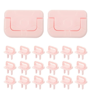 30 Pcs Baby Safety Outlet Plugs Covers Protective Cover against Electric Shock Safety Cover Pink Pp Child Infant Baby