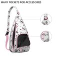 thumbnail image 2 of Buffalo & Cow Sling Backpack - Cute Farm Animal Pattern Shoulder Bag with Layered Storage, Durable Lightweight Pack for Cycling & Travel, 2 of 2
