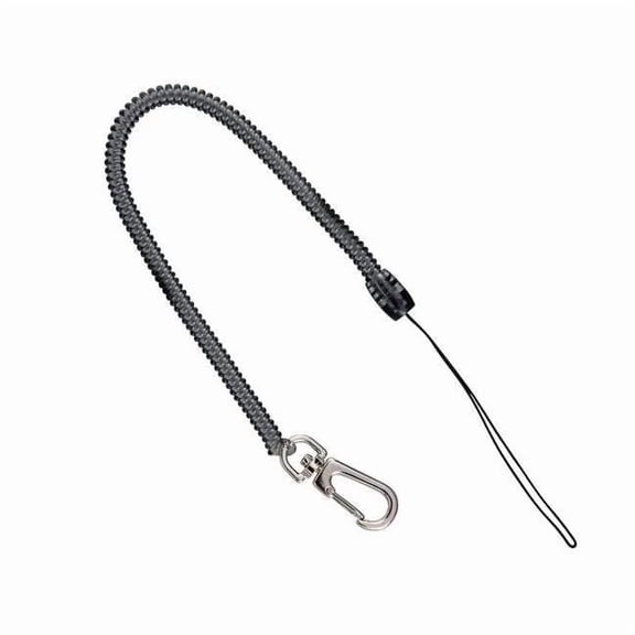 Pacific Handy Cutter Coiled Clip Lanyard,Elastomer w/Nylon CL36