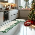 thumbnail image 6 of Winter Forest Kitchen Rug Set of 2, Christmas Winter Pine Tree Non Slip Kitchen Mats for Floor Winter Farmhouse Home Decor Kitchen Floor Rugs for Hallway Laundry Room, 17"x30"+17"x47", 6 of 6