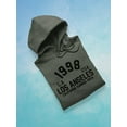 thumbnail image 3 of 1998 Los Angeles Usa Hoodie Women -Image by Shutterstock, Female Large, 3 of 4