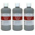 thumbnail image 2 of Rock Paint & Handy Art RPC101105-3 16 oz Acrylic Paint, Gray - 3 Each, 2 of 2